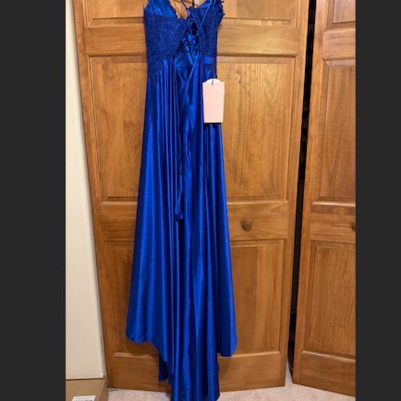 Royal Blue Prom Dress - Picture 5 of 6